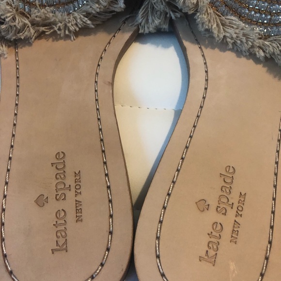 Slip on sandals with a big pop of bling - Picture 4 of 5